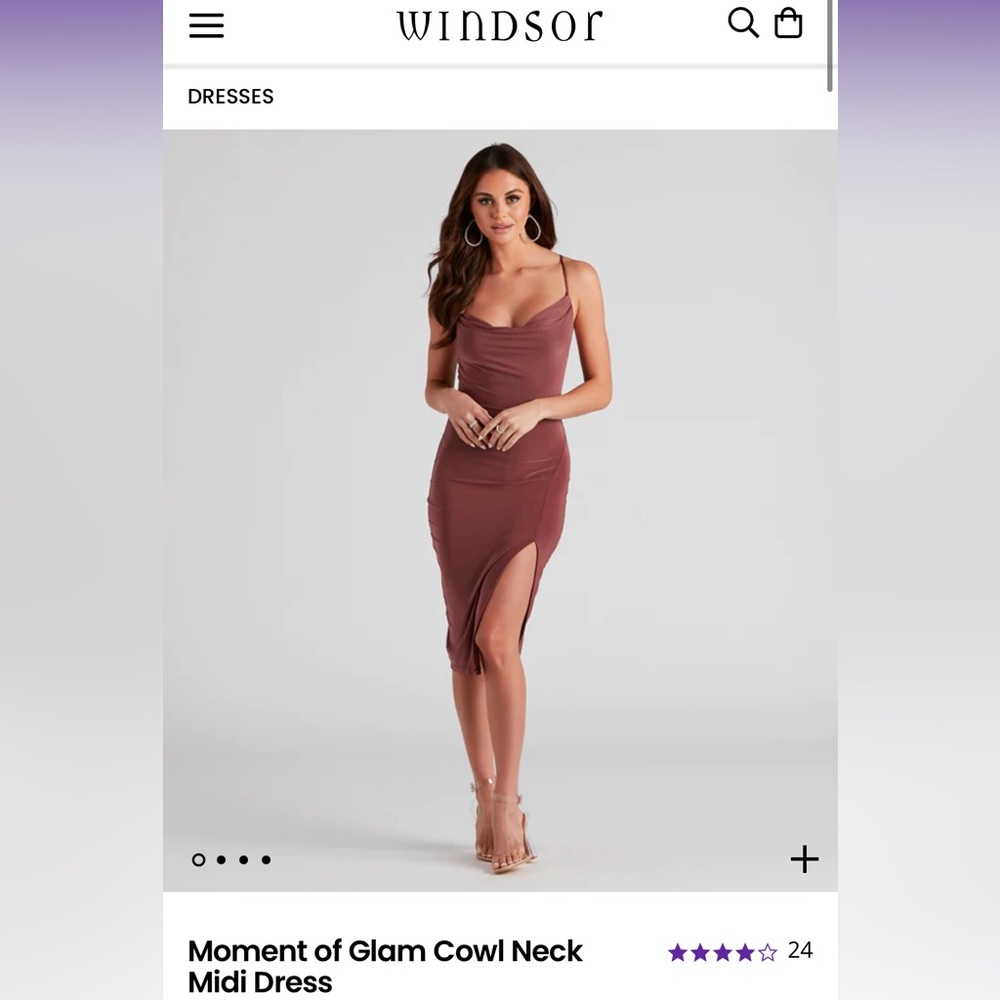 Mid-Length Dress: Windsor